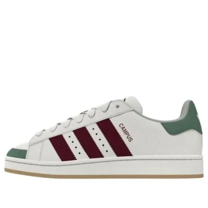 Adidas Campus 00S “White Burgundy Green”