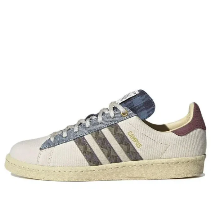Adidas Campus 80S Shoes “Wonder White Orbit Green”